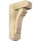 Ekena Millwork Merced Craftsman Rough Sawn Bracket w/ Offset Brace, Douglas Fir, 6"W x 14"D x 22"H BKT0604X14X22MRC04RDF - alternate 1